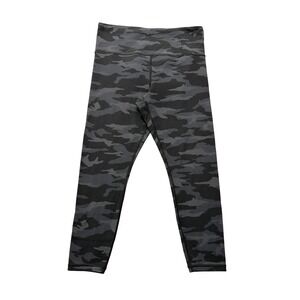 Athleta Elation 7/8 Tight Leggings Womens Large Black Camo High Rise Ankle Yoga